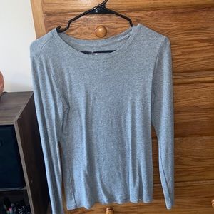 Light gray long sleeve thermal
